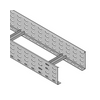 Kábellétra 110mm x 300mm x 3000mm szalaghorganyzott ZnAl acél KL KOPOS